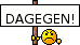 :dagegen